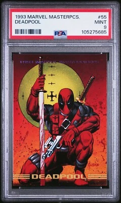 1993 MARVEL MASTERPIECES #55 DEADPOOL | PSA 9 MINT | POP 262 | Joe Jusko Art - Image 1 of 3