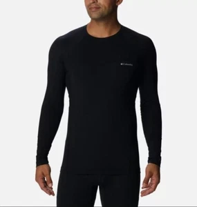Columbia Sportswear Midweight Men's Sun Shirt Long Sleeve Top Black Multi Size - Picture 1 of 6