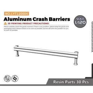 Yao's Studio 1/120 Aluminum Crash Barriers For Model Railroads Display Prop - Picture 1 of 2