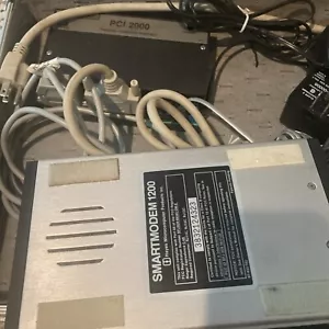 Vintage Hayes SmartModem 1200 External Modem and Power Cord Powers On - Picture 1 of 4