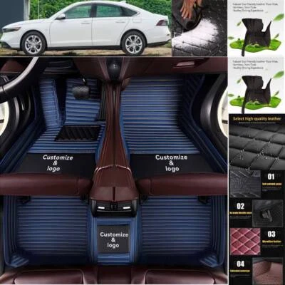 For Porsche Car Floor Mats Luxury Custom Waterproof Interior Carpets Accessories - Image 1 of 4