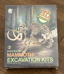 Dinosaur Fossils Excavation Kit For Kids Science Dino Dig Kit Toys - Mammoth - Picture 1 of 3