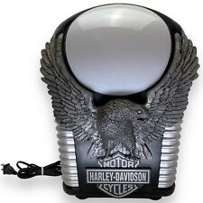 Harley Davidson Iron Eagle Table Lamp, Radio, Alarm 15" - Scarce
