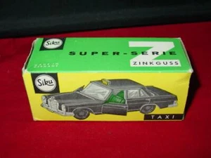 Vintage SIKU Germany : TAXI Mercedes Benz 250 SE #V244 Zinkguss (In Original Box - Picture 1 of 10