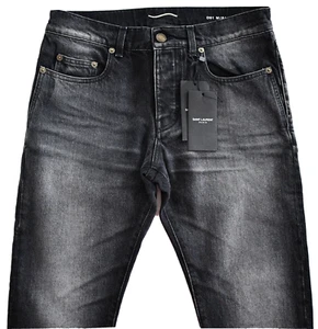 🆕️ SAINT LAURENT Paris D01 M/SL-LW Black SLIM FIT LOW WAIST Jeans 29 - Picture 1 of 12