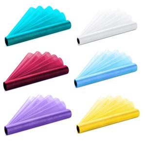 PartyDeco Organza Rolle 16 / 36 cm x 9 m Stoff Tischdeko Hochzeit - Bild 1 von 48