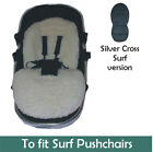 Jillyraff Padded Seat Liner to fit SX Surf pushchairs in Faux Lambs Fleece