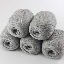 Sale Soft 5ballsx50g Super Fine Pure 100% Cashmere Hand Knitting Shawl Yarn 602