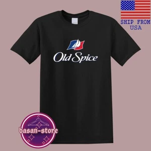 Old Spice retrò anni 90 old school uomo nero blu navy taglia S-5XL - Foto 1 di 4
