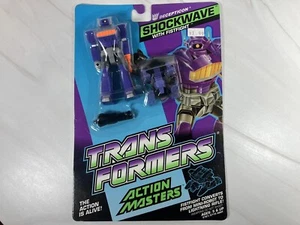Vtg Hasbro Transformers G1 Action Masters Shockwave NIP New On Card 1989 - Picture 1 of 18