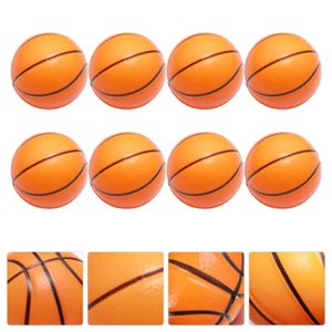 8Pcs Basketball Squeez Balls Foamed Basketballs Stress Balls Kids - Picture 1 of 12
