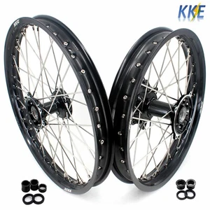 KKE 21-19" Cast Wheels Fit Honda CRF250R 2014-2025 CRF450R 2013-2025 Black Rims - Bild 1 von 12