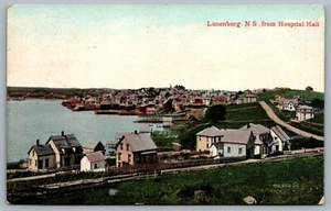 Postcard Lunenburg NS c1907 From Hospital Hall Mount Uniacke Split Ring Cancel - Bild 1 von 2
