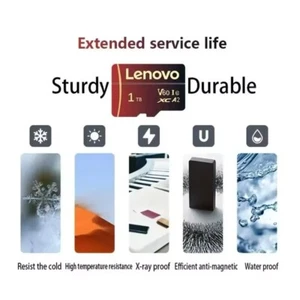 Original Lenovo Memory Card 1TB 2TB High Speed Micro TF SD Card 512GB SD V60 U3 - Zdjęcie 1 z 15