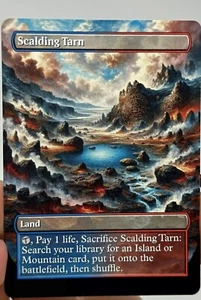 Tarjeta proxy Scalding Tarn con arte diseñado a medida - Imagen 1 de 2