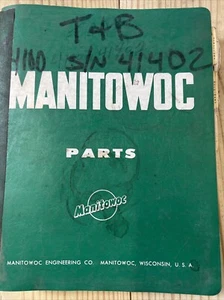 Manitowoc 4100W Parts Manual Serial 41402 OEM Pre-owned Free Shipping Crane - Picture 1 of 10