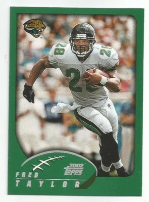 FRED TAYLOR 2002 TOPPS CARD MINT CONDITION - Image 1 of 2