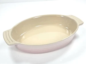 Cazuela ovalada de gres Le Creuset 24 cm / 1 qt ~ ROSA CÁSCARA - Imagen 1 de 9