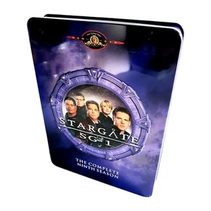 Stargate SG-1 Season 9 + Collector's Tin Case DVD Sci-Fi, Metal Box Set Region 4 - Picture 1 of 19