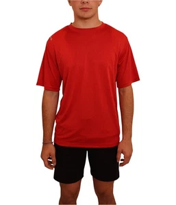 Reebok Mens Endurance Basic T-Shirt, Red, Large - Picture 1 of 5