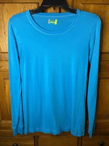 Camisa Tasc Performance Bambú Mujer Azul Manga Larga Pequeña - Imagen 1 de 9