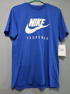 Camisa de entrenamiento de lacrosse Nike Dri-Fit Legend azul real para hombre talla mediana azul Foto 1 de 3