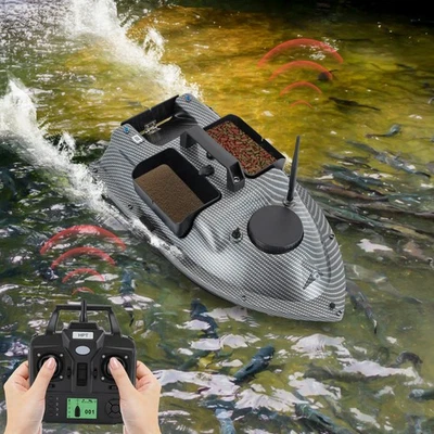 500 m Futterboot Fischfinder Köderboot Automatische Rückkehr Fischköder m/ RC - Bild 1 von 4