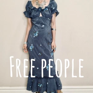 Brand new free people Floral Maxi Dress Size L - Picture 1 of 12