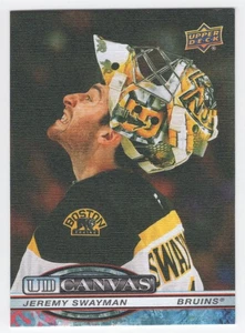 2025-26 Upper Deck UD Tela Jeremy Swayman Boston Bruins #C-62 - Foto 1 di 2