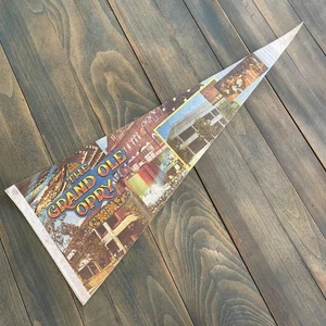 Vintage 28" Souvenir Filz Wimpel Grand Ole Opry Nashville Ryman Auditorium (ST) - Bild 1 von 9
