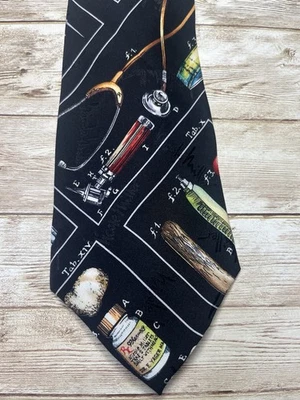 Nicole Miller corbata para hombre médico EMT EMS enfermera paramédica. KK Foto 1 de 3