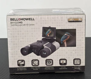 Bell Howell BH1025HD 10 x 25 Binoculars with 2.5K HD Digital Camera - Picture 1 of 6