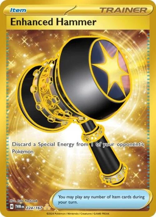 Pokemon Enhanced Hammer - 224 NM 1st Edition Normal SV06: Twilight Masquerade - Image 1 of 1