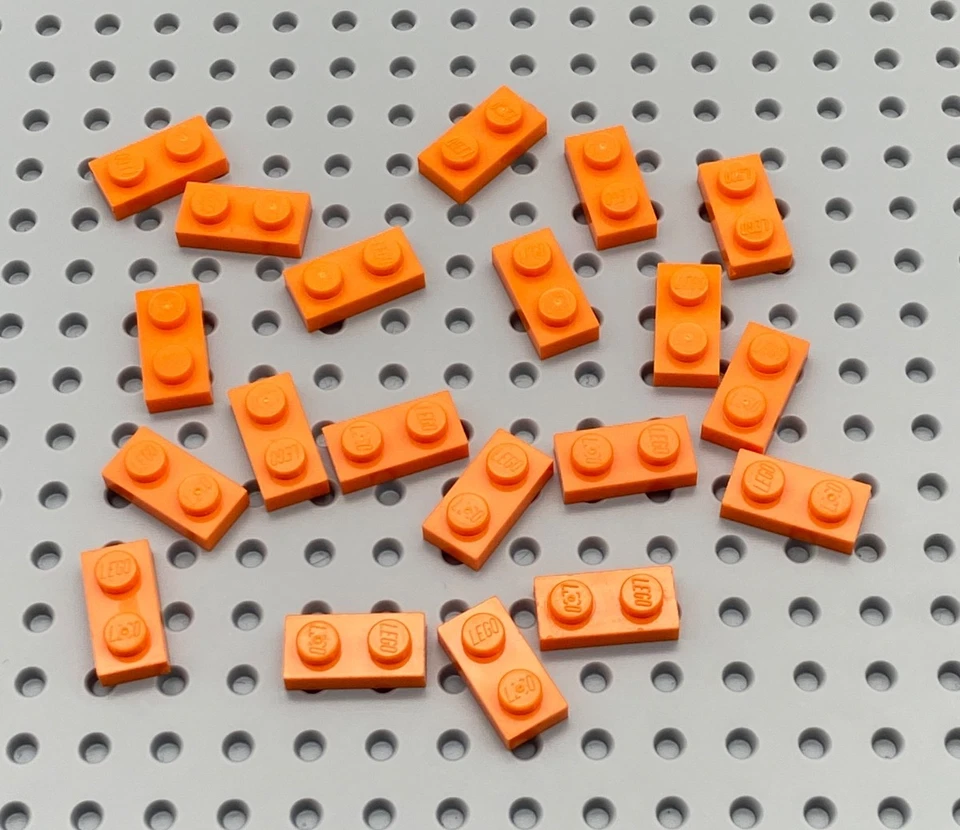 LEGO® 20x Platte Bauplatte 1x2 flach 3023 orange - Bild 1 von 1