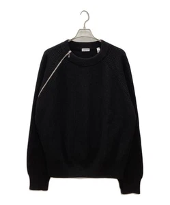 BURBERRY/ Crew neck knit jumper black x blue Size: XL - Picture 1 of 5