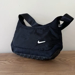 90s Vintage Nike Baguette Black Y2K Bag shoulder streetwear sporty - Picture 1 of 12