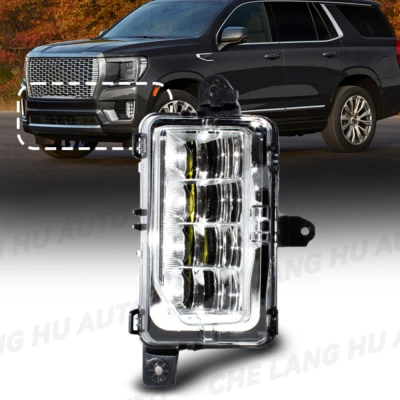 For GMC Yukon/Yukon XL 2021-2023 Left Side LED Fog Light Lamp Cold White - Image 1 of 4