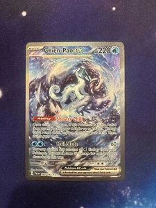 Pokemon Chien-Pao ex Sv:02 Destino Paldeo Ultra Raro quasi nuovo - Foto 1 di 2