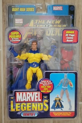 全新 Marvel Legends TOYBIZ 6 英寸 SENTRY FIGURE GIANT MAN BAF 短发变体! b34 — 第 1/2 张图片