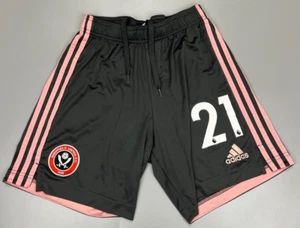 SHEFFIELD UNITED #21 adidas 20/21 away shorts Size M Medium - Picture 1 of 7