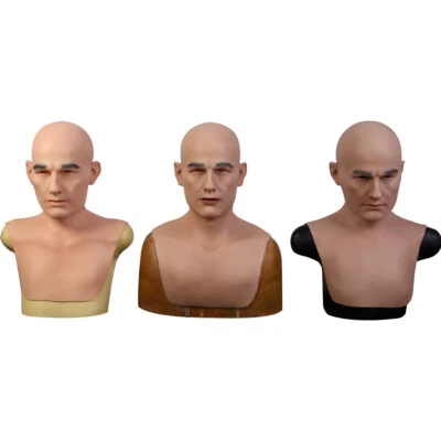 IMI Silicona Europea Hombre Joven Cara Película Accesorios Travesti Disfraz Halloween Foto 1 de 4