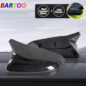 Real Carbon Fiber Rearview Side Mirror Covers Caps L+R For 10th 2016-2021 - Picture 1 of 12