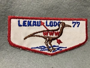 (jab-35) Boy Scouts - WWW Early LeKau Lodge 77 solapa - Imagen 1 de 2