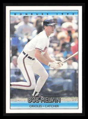Bob Melvin 1992 Donruss #231  Baltimore Orioles - Image 1 of 2