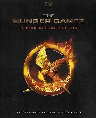 The Hunger Games ~ 3-Disc Deluxe Edition Blu-ray with Slipcover ~ FREE Shipping - Image 1 of 2