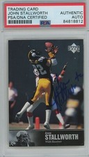 John Stallworth 1997 Upper Deck Legends Steelers PSA/DNA Signed Auto Autograph
