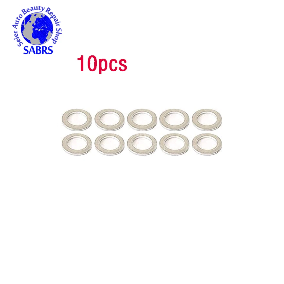 10x 14mm 94109-14000 Transmission OIL Drain Plug Crush Washers For Honda Accord - Imagem 1 de 4
