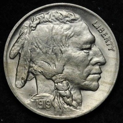 1919 Buffalo Nickel BU *UNCIRCULATED* MS E261 ZRCFK - Image 1 of 2