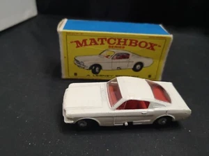 W308-MATCHBOX LESNEY No8E FORD MUSTANG FASTBACK WITH BOX - Picture 1 of 11
