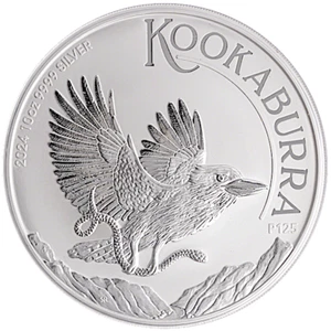1 Oz 999 Silver 2024 Australian Kookaburra Mint Bullion Coin in Capsule - Picture 1 of 4